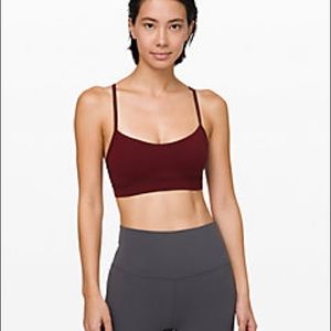 Lululemon Flow Y Bra Nulu , A–C Cups in Garnet